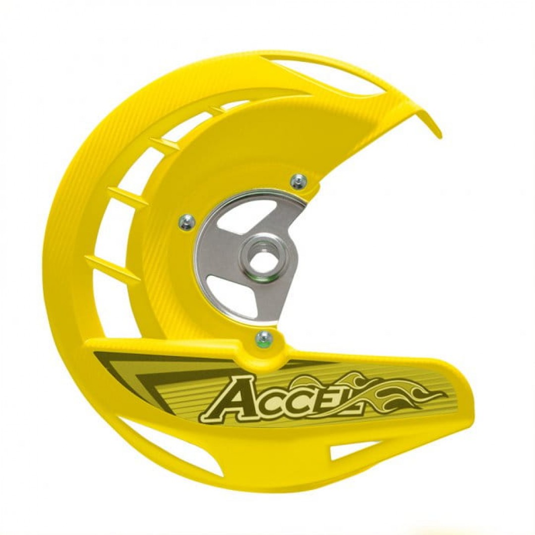 Accel προστατευτικό εμπρός δισκόφρενου Κίτρινο AC-FDG-04-YL Suzuki RMZ 250/450, RMX 450Z