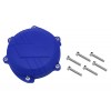 Clutch cover protector made of strong plastic, suitable for Yamaha YZF250 YZ250F YZ 250F 2019 2020 2021, WRF250 WR250F WR 250F, YZF250X YZ250FX YZ 250FX. Prevents damage to the cover by crashing or falling. Color:Blue.P/N: AC-CCP-204