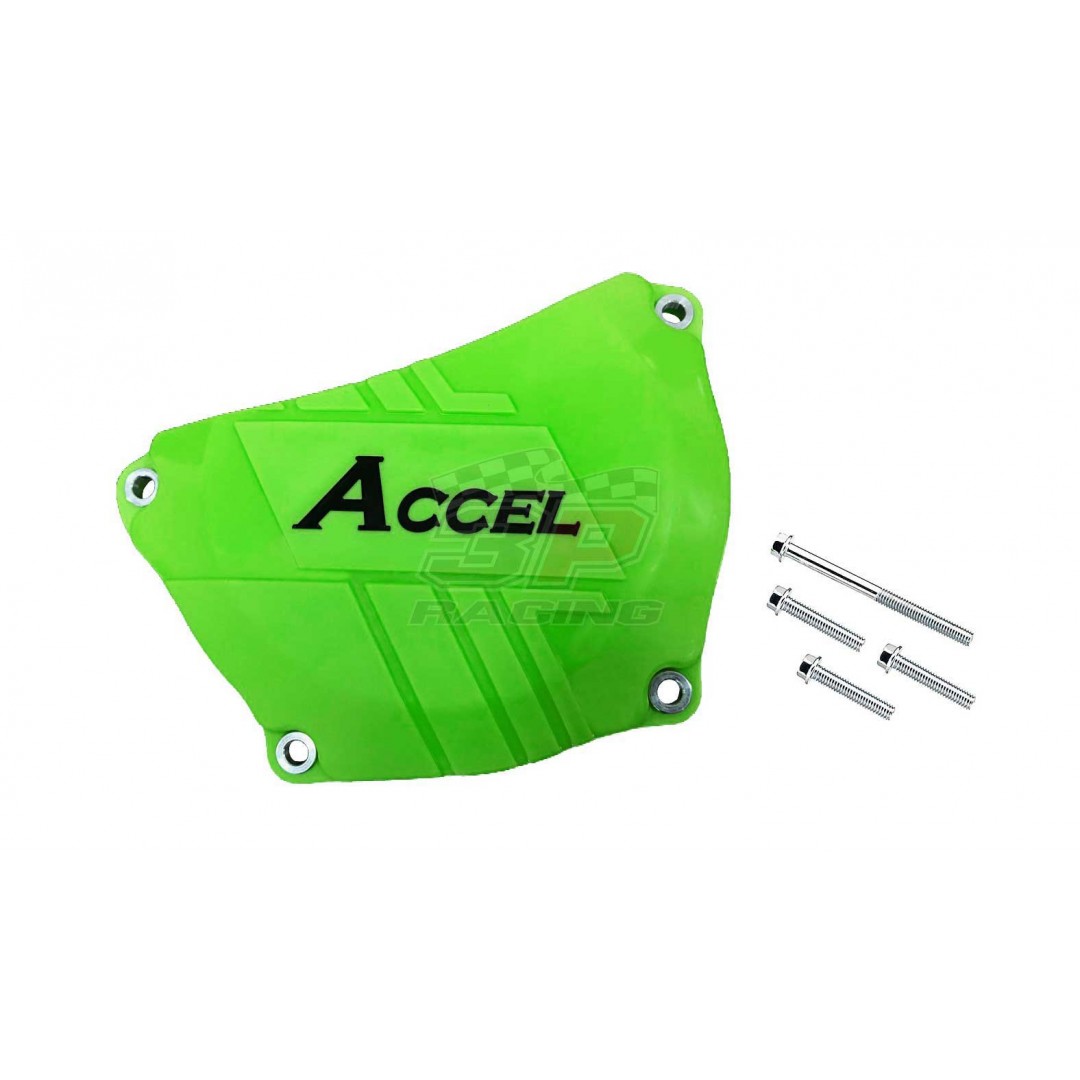 Accel προστατευτικό για καπάκι συμπλέκτη Πράσινο AC-CCP-304-GR Kawasaki KXF 250 2017-2020