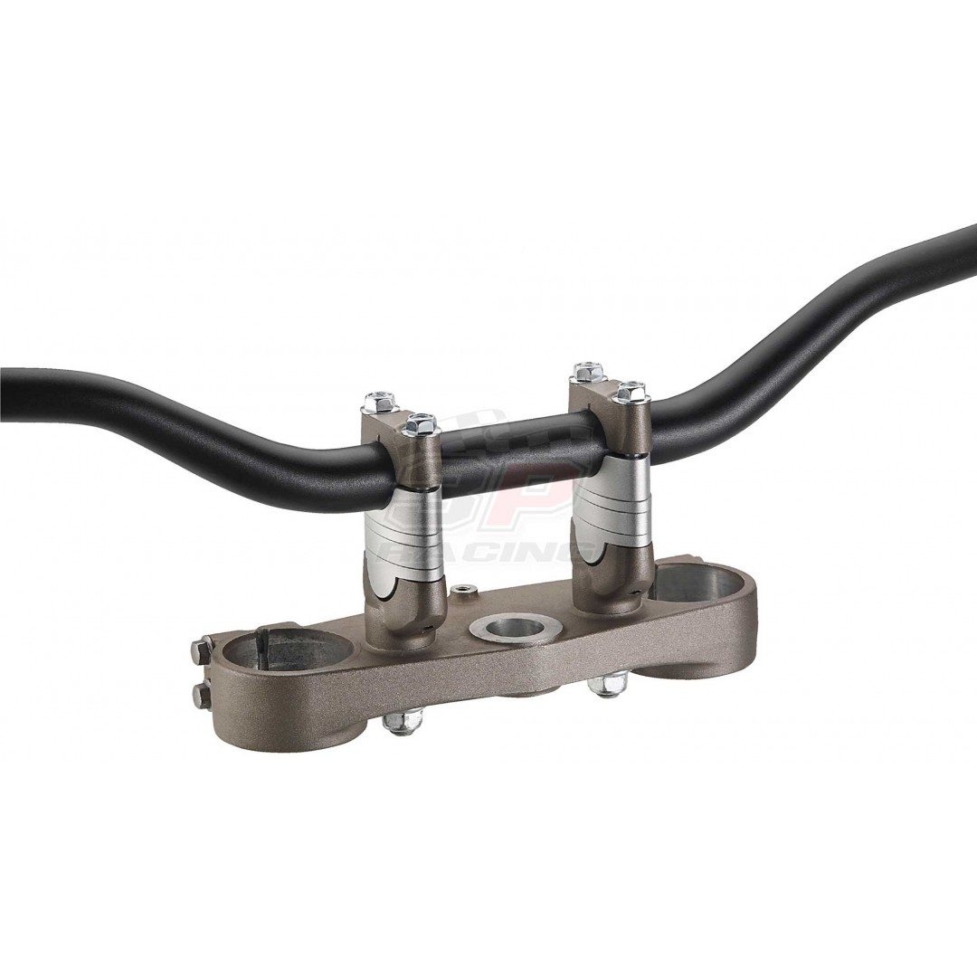 Accel Universal CNC motorcycle handlebar riser - spacer adapter kit with various height raising options for all 28.6 fatbars. For all bikes - Universal. Raiser Height options: 25mm, 30mm, 35mm, 40m. P/N: AC-BMA-01. CNC machined. Steering Bar bore: 28.6mm.