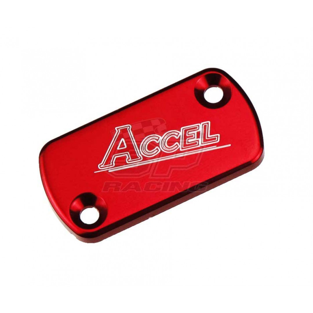 Accel καπάκι δοχείου πόμπας εμπρός φρένου Κόκκινο AC-FBC-01-RED Honda CR 80/85/125/250/500, CRF 250R/250X/250RX/450R/450X/450RX, XR 250R/400R/650R