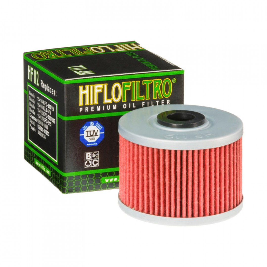 Hiflo Filtro φίλτρο λαδιού HF112 Honda, Kawasaki, Suzuki, Gas Gas & ATV Honda, Kawasaki, Adly, Gas Gas, Polaris