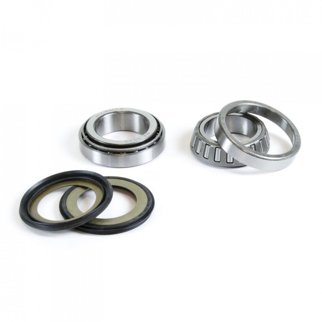 All Balls Racing 22-1059 steering stem bearing & seal set for Honda CRF250 CRF250R CRF 250 2010 2011 2012 2013, CRF450 CRF450R CRF 450 2009 2010 2011 2012. Offers you everything you need to make your bike turning like it is brand new. P/N: 22-1059