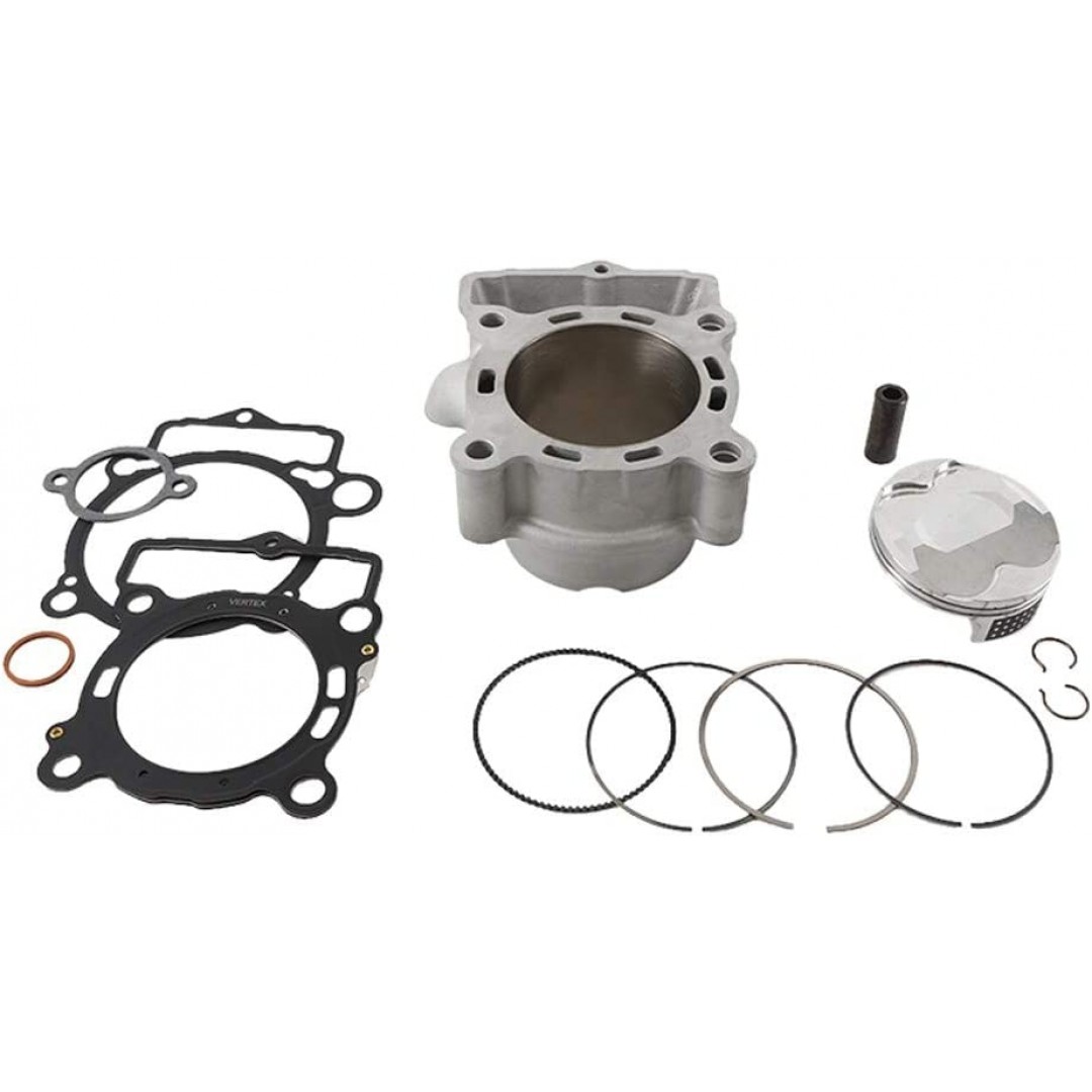 CylinderWorks 51004-K01 BigBore 270cc +3mm Nikasil cylinder kit with VerteX overbore piston 13.9:1 and top end gasket set with 81.00mm diameter for KTM SXF250 SX-F250 SXF 250 EXCF250 EXC-F250 EXCF 250, Husqvarna FE250 FC250 2013 2014 2015 2016. 7773003800