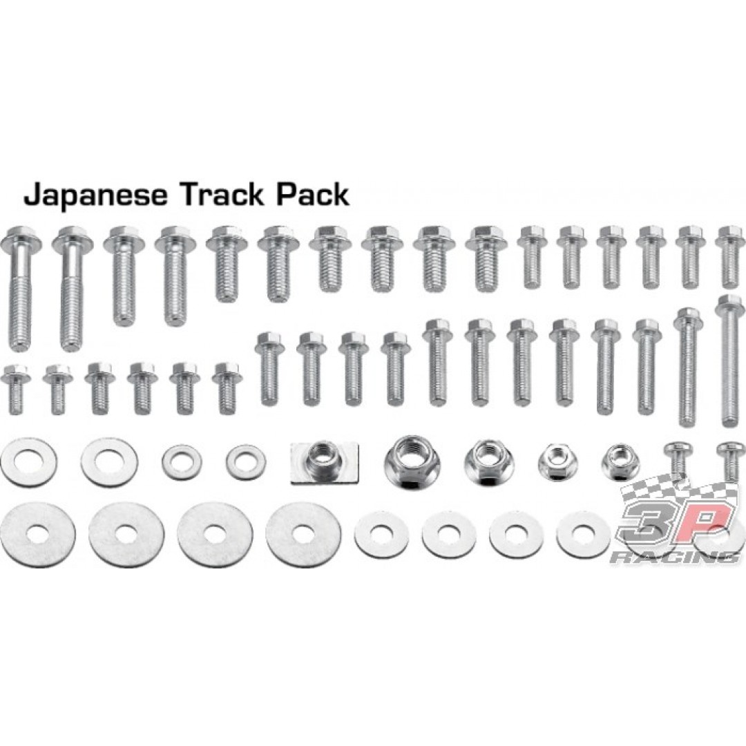 Accel Japanese style TRACK screw kit AC-BKT-01 Suzuki RM/RMZ, Yamaha YZ/YZF, Kawasaki KX/KXF