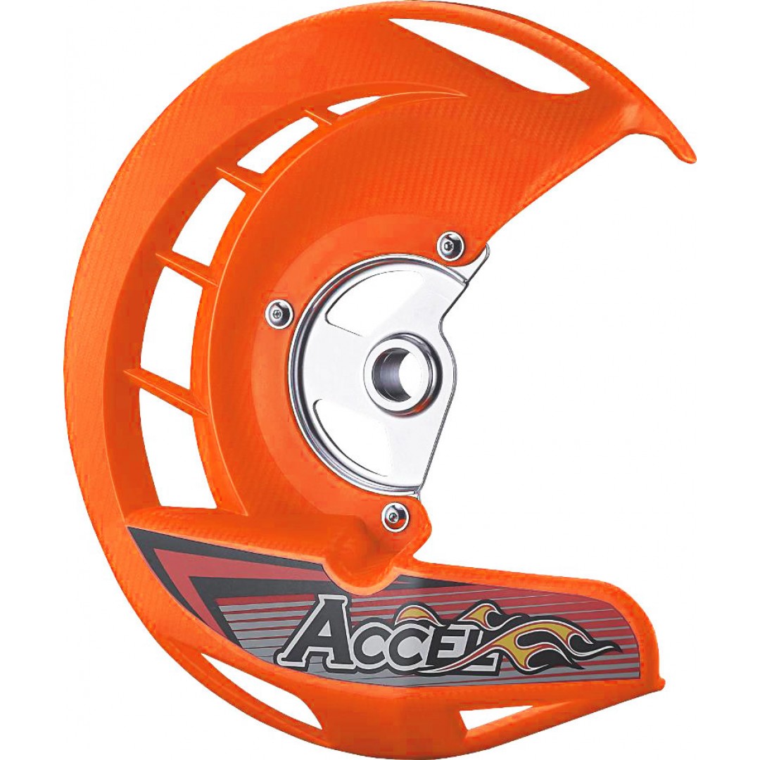 Accel front brake disc guard Orange AC-FDG-502-OR KTM SX/EXC,SX-F/EXC-F, Husqvarna TE/TC, FE/FC 2016-2017