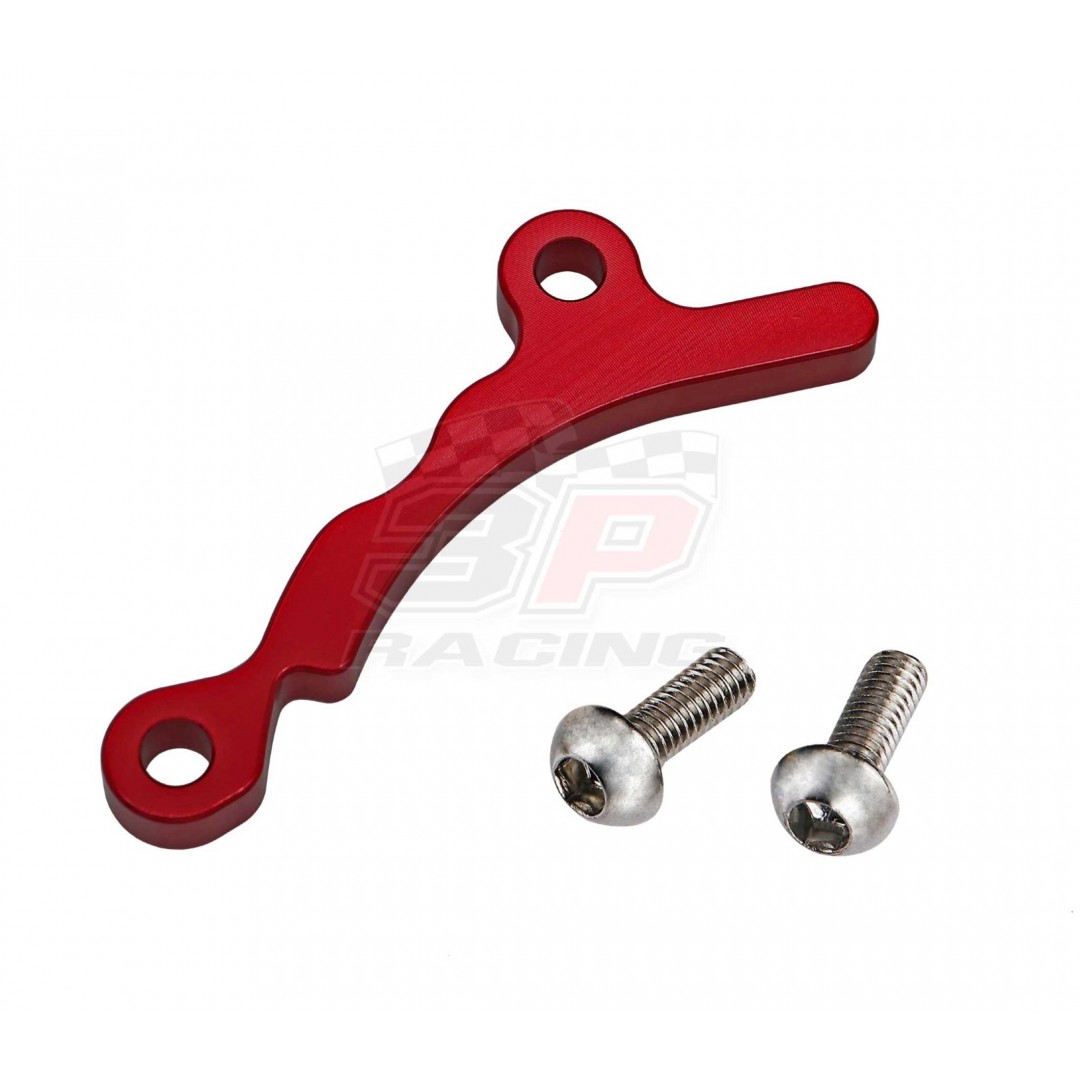 Accel CNC & Anodized Red case saver CS-13 for Honda CRF450 CRF450R 2017-2020, CRF450RX 2017-2020. Replaces Honda OEM part 23812-MKE-A00. Designed to help preventing engine case damage from chain or rock or other debris.Made from AL6061-T6 alloy.