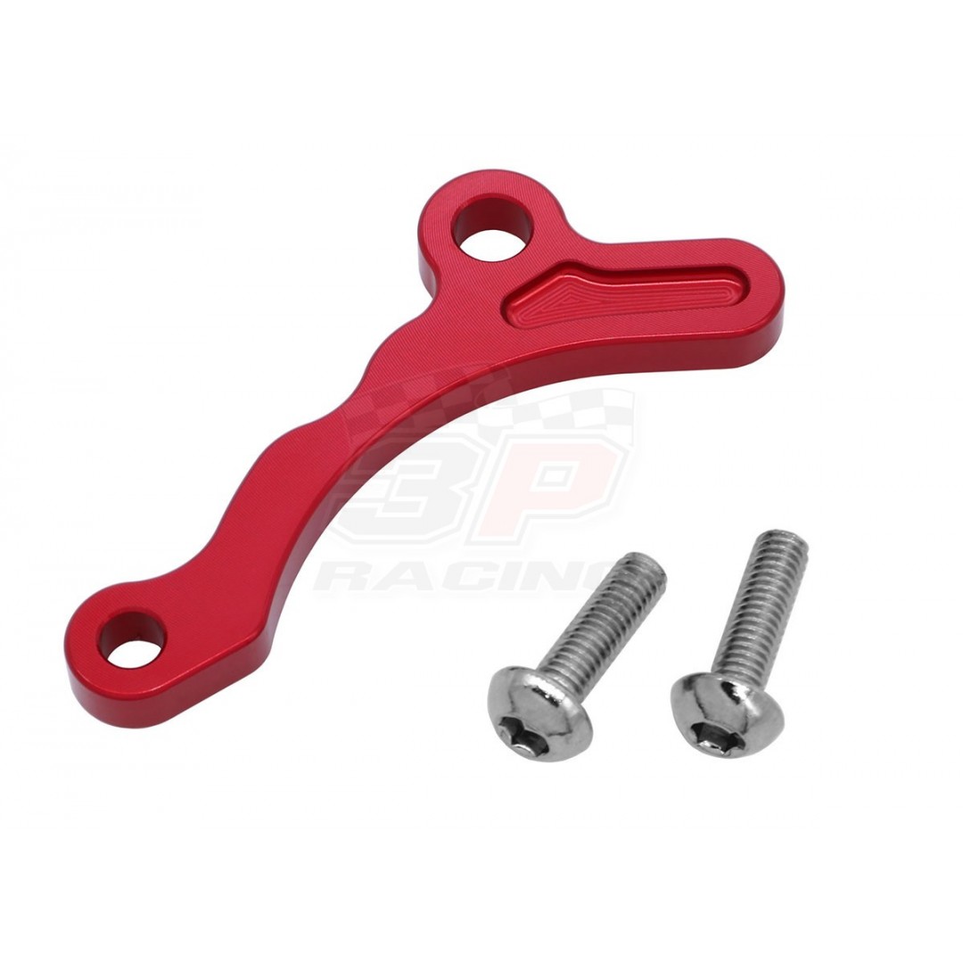 Accel CNC & Anodized Red case saver for Honda CRF450 CRF450R CRF450RX 2021 2022 2023. Replaces Honda OEM part 23812-MKE-AF0. Designed to help preventing engine case damage from chain or rock or other debris.Made from AL6061-T6 alloy.