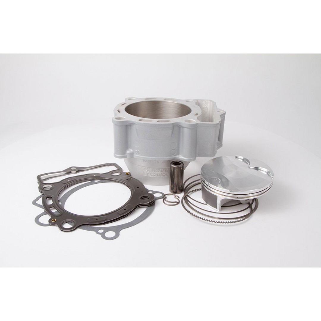 CylinderWorks 51001-K01 BigBore 365cc +2mm Nikasil cylinder kit with VerteX overbore piston 13.5:1 and top end gasket set with 90.00mm diameter for KTM SXF350 SX-F350 SXF 350 EXCF350 EXC-F350 EXCF 350 2011 2012 2013. OEM 77230138000, 77230138100, 77530038