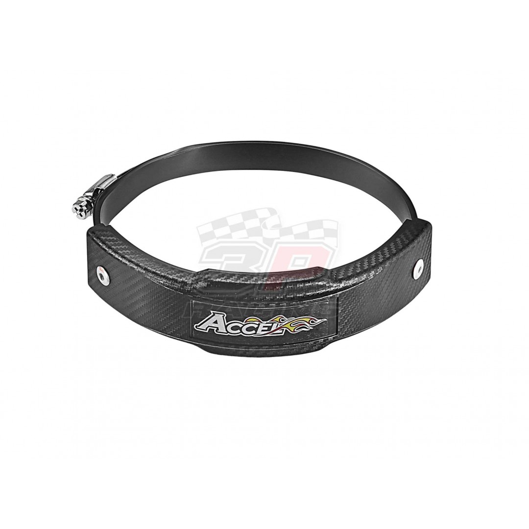 Accel exhaust pipe guard 5'' ring - Black AC-EPG-02-BK Fits 102-127mm pipes