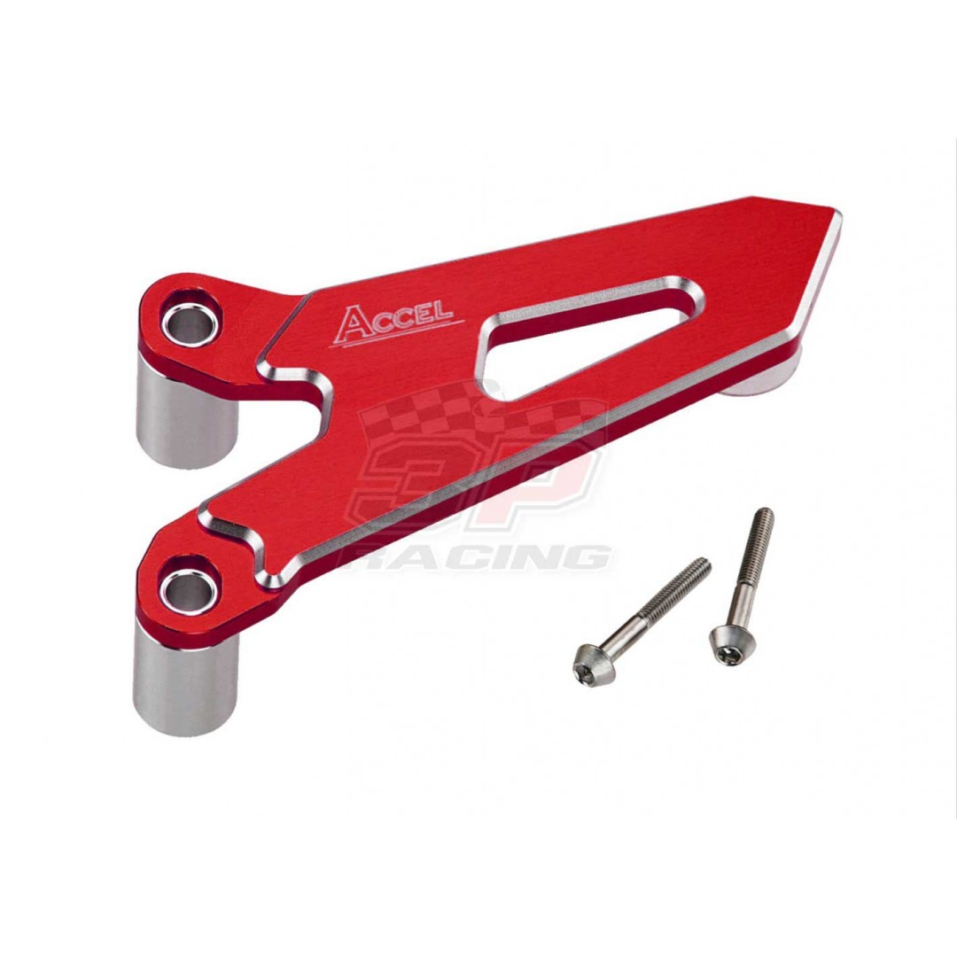 Accel front sprocket cover Red AC-FSC-09-RD Kawasaki KX 125, KX 250, KXF 250, KXF 450 Kawasaki KX125 2003-2008, KX250 2005-2008, KX250F KXF250 2017-2020, KX450F KXF450 2006-2018