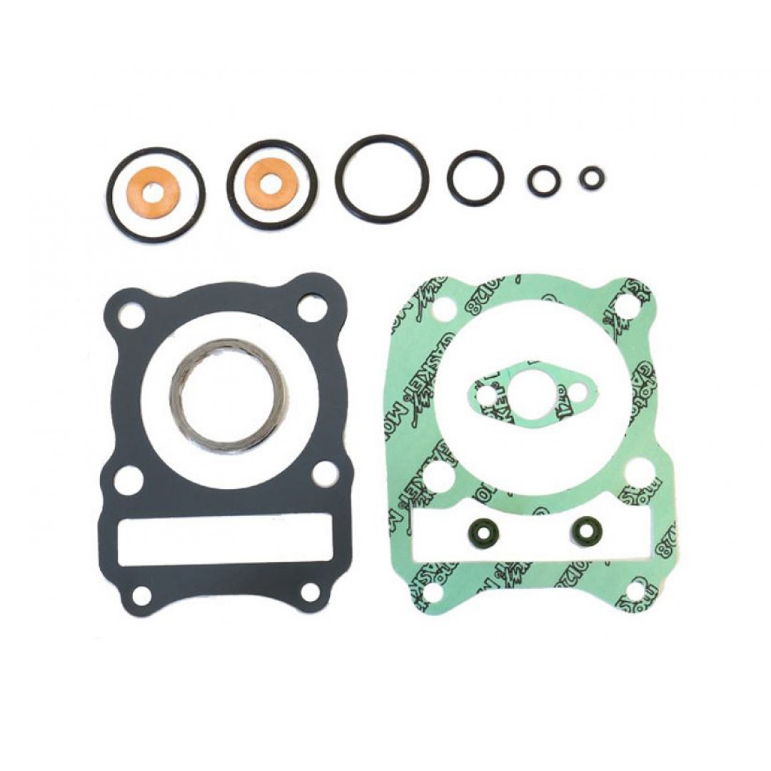 Athena P400510600231 cylinder head gaskets kit for Suzuki DR200 1985 1986 1987 1988,SP200 1986, LT230F LT230S LT230F LT230SF 1985-1993. Set includes all necessary gaskets, rubber parts for a complete top end rebuild.