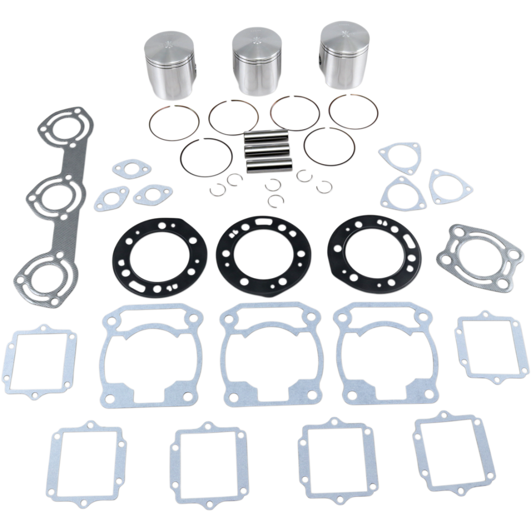 Wiseco PWC forged 70.80mm Overbore pistons kit w/ cylinder gaskets WK1077 Jet Ski Polaris SL 750 1993-1995, SLΤ 750 1994-1995