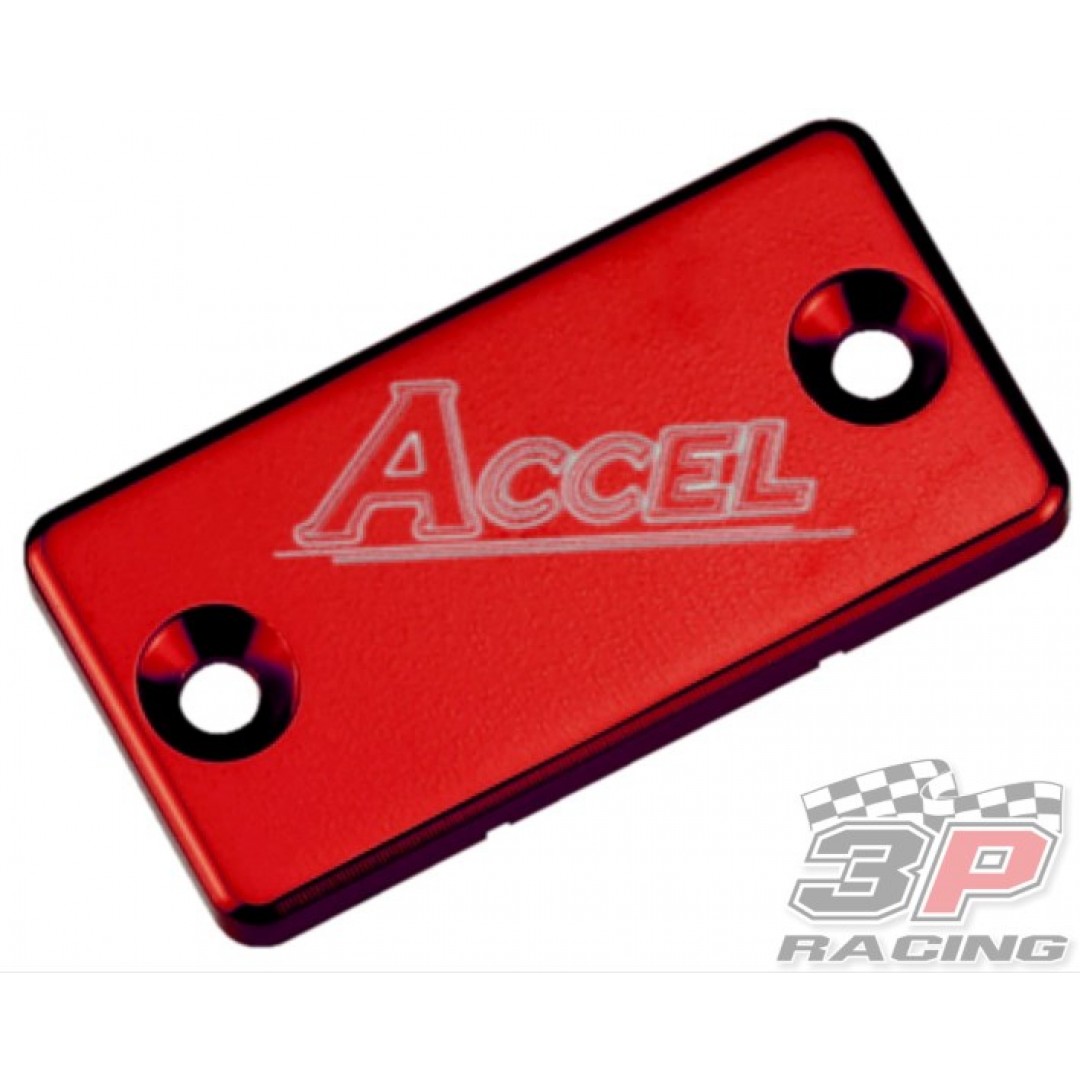 Accel Front brake reservoir cover Red AC-FBC-02-RED Suzuki, Kawasaki, Yamaha