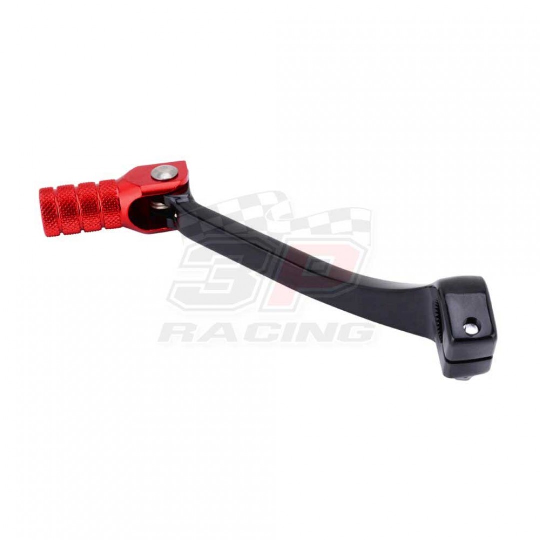 Accel CNC Black / Red gear shifter change lever for Honda CRF 250R CRF250 CRF250R 2018-2020, CRF 450R CRF450 CRF450R 2017-2020, CRF 250RX CRF250RX 2019, CRF 450RX CRF450RX 2017-2019. Forged with genuine billet aluminium. Replaces Honda OEM parts 24700-MKE